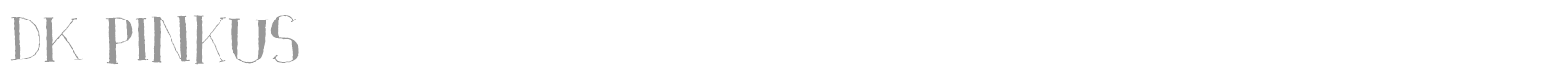 DK Pinkus font preview
